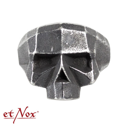 Edelstahlring Dirty Skull Ring von etNox