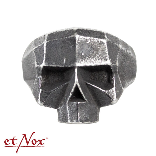 Edelstahlring Dirty Skull Ring von etNox