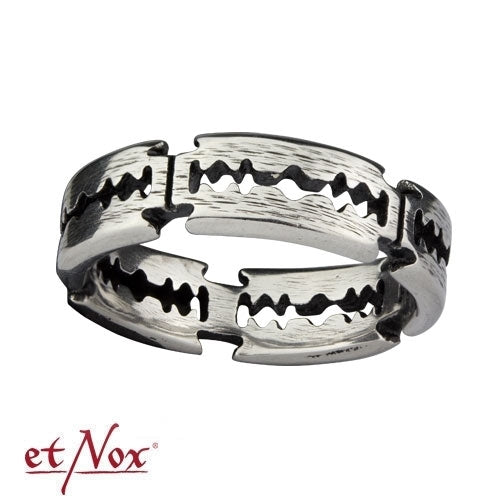 Edelstahlring Rasierklinge Ring von etNox