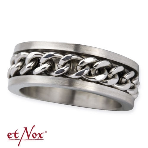 Edelstahlring Mesh Steel Ring von etNox