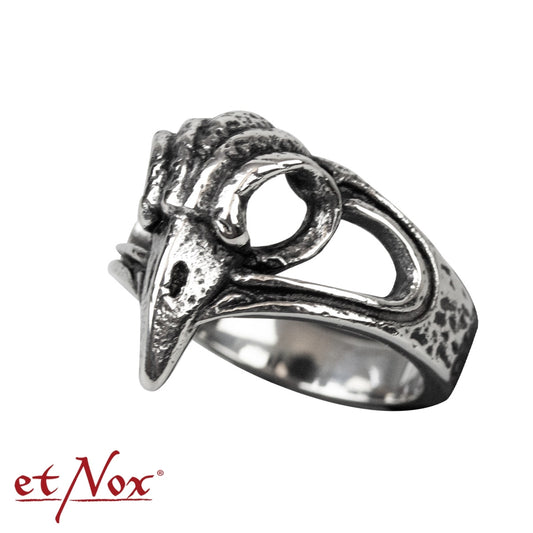 Edelstahlring Vogelschädel Ring von etNox