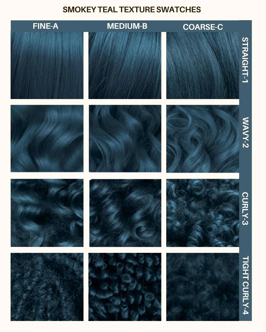 semi-permanente Haartönung Smokey Teal in dem Farbton Blaugrau von Lunar Tides