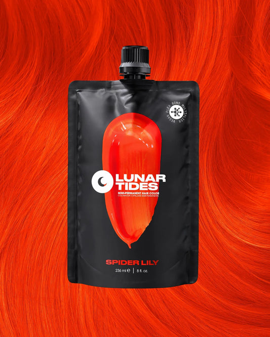 semi-permanente Haartönung Spider Lily in dem Farbton kräftiges, helles Rot von Lunar Tides