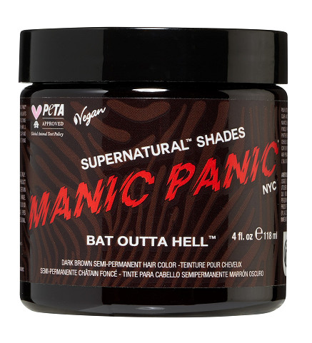 semi-permanente Haartönung BAT OUTTA HELL Haartönung in dem Farbton Dunkelbraun von Manic Panic