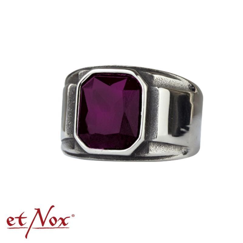 Edelstahlring Simply Purple Ring von etNox