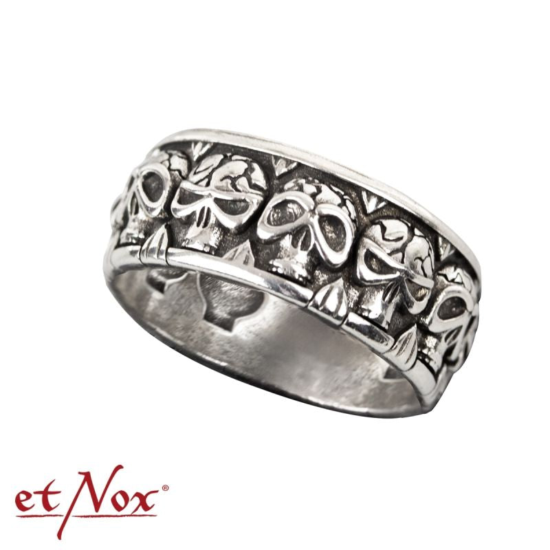 Edelstahlring Skulls Ring von etNox