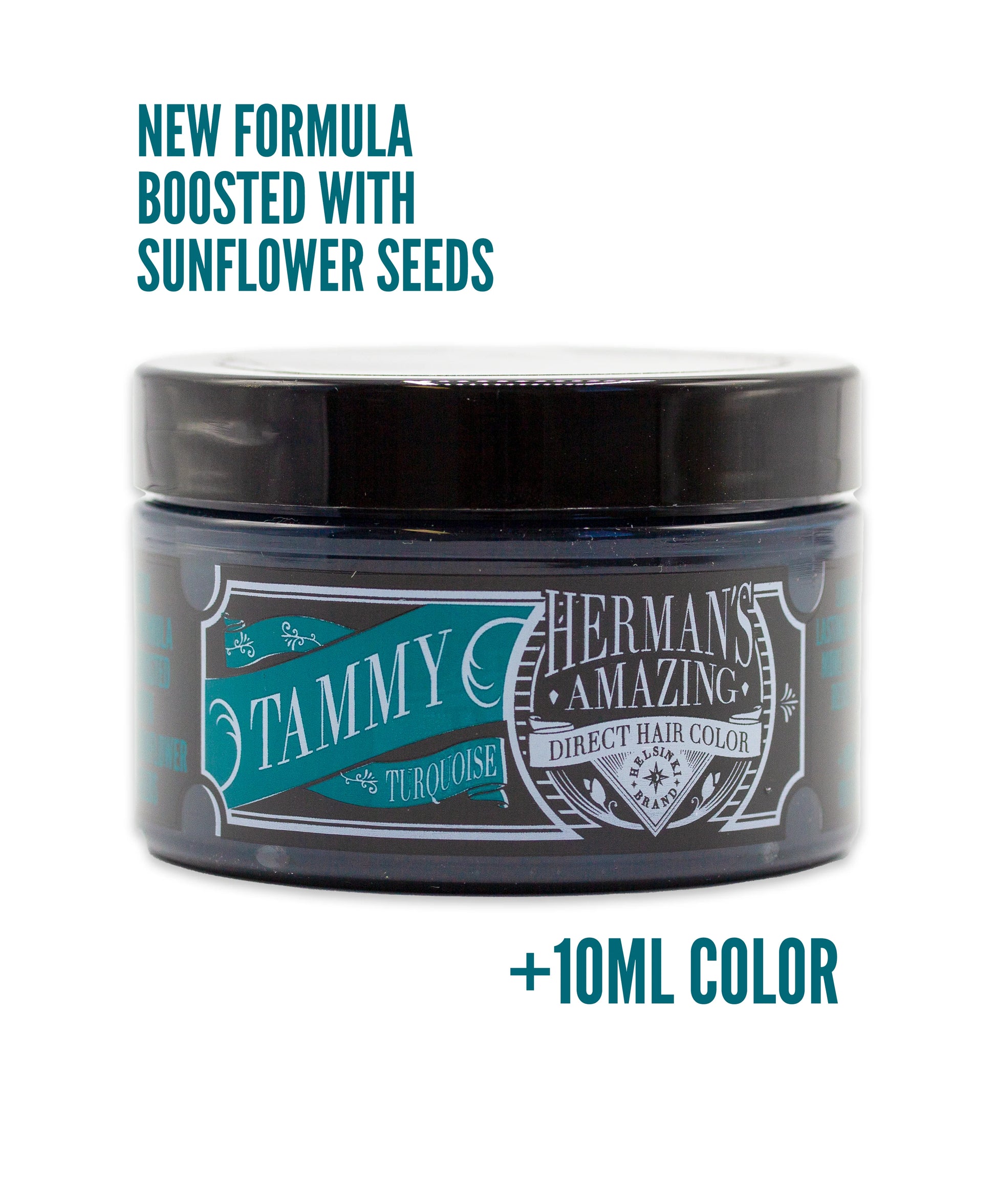 semi-permanente Haartönung TAMMY TURQUOISE in dem Farbton Petrol von Herman's Amazing