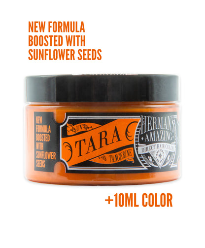 semi-permanente Haartönung UV TARA TANGERINE in dem Farbton Orange von Herman's Amazing
