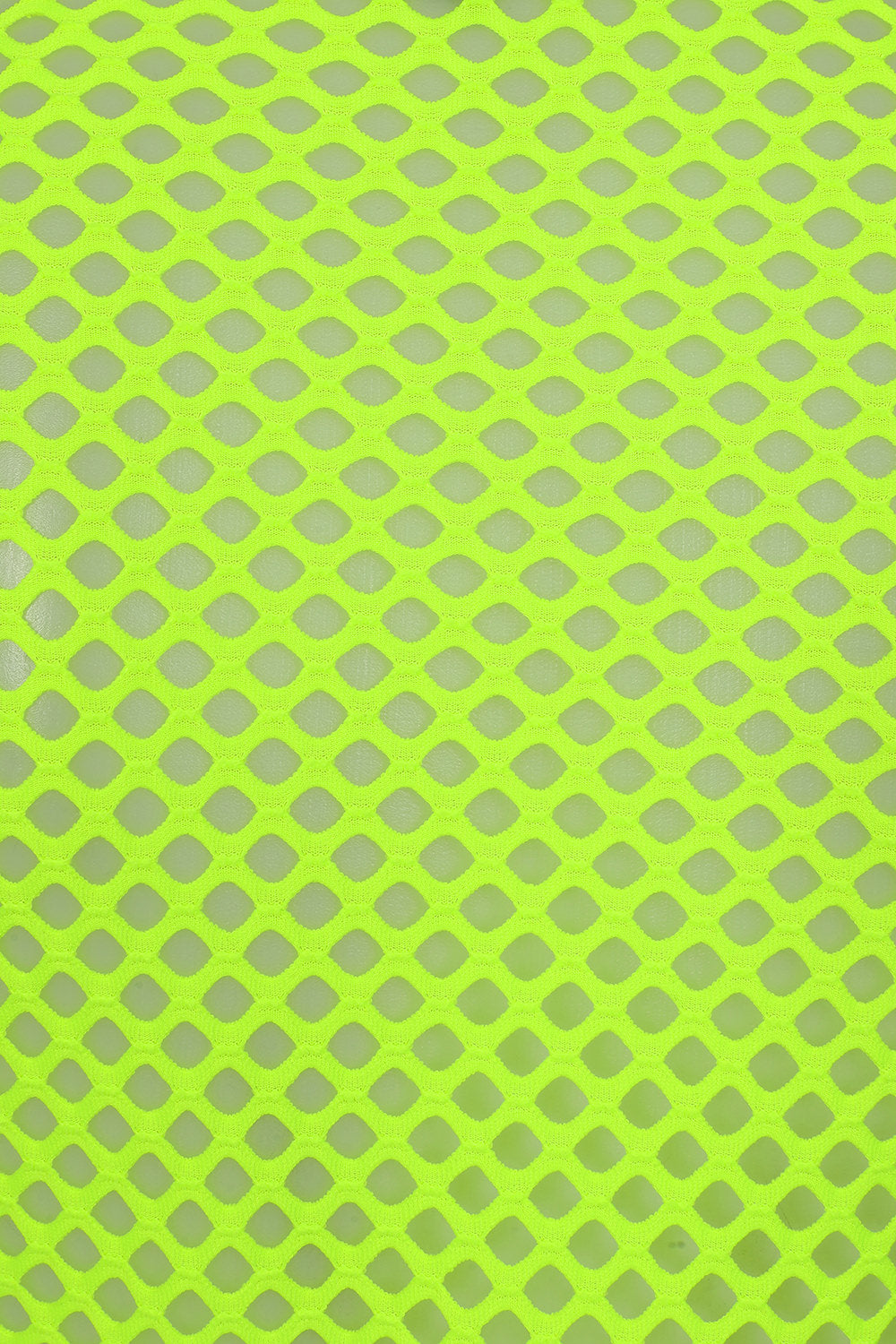 Neon Yellow MESH CROP TOP Banned Detail