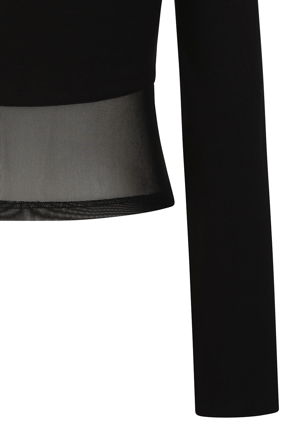 Mesh Eyelet Longsleeve Shirt Banned 