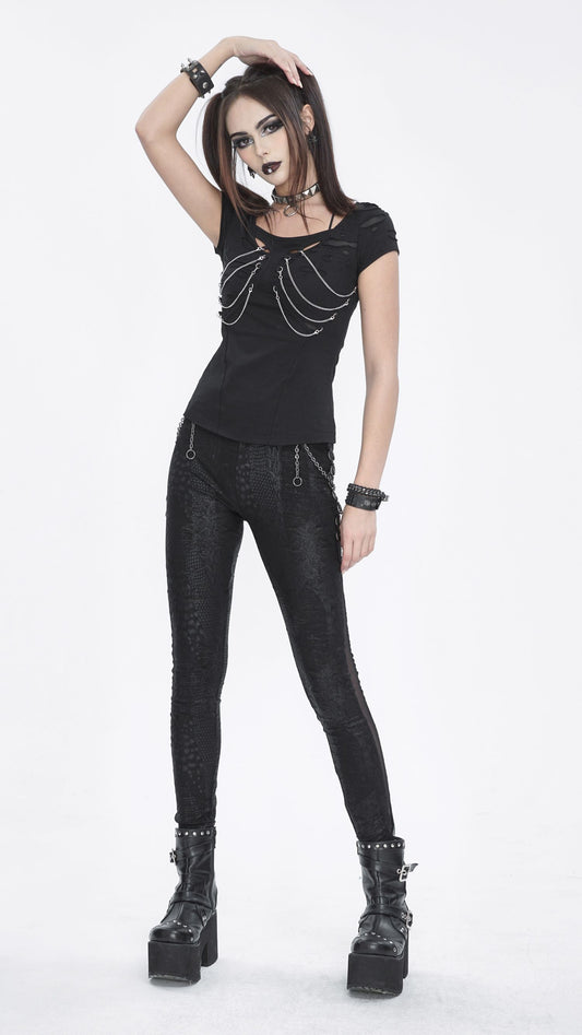 Kera Chained Top Devil Fashion