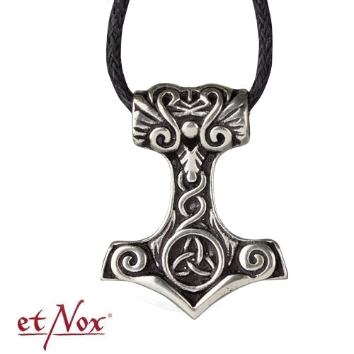 Silberner Kettenanhänger Thors Hammer 925 Silber von etNox