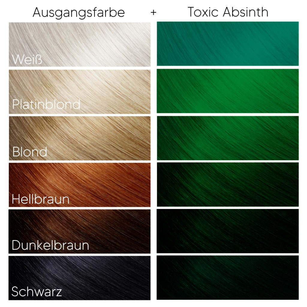 Headshot Toxic Absinth Haarfarbe