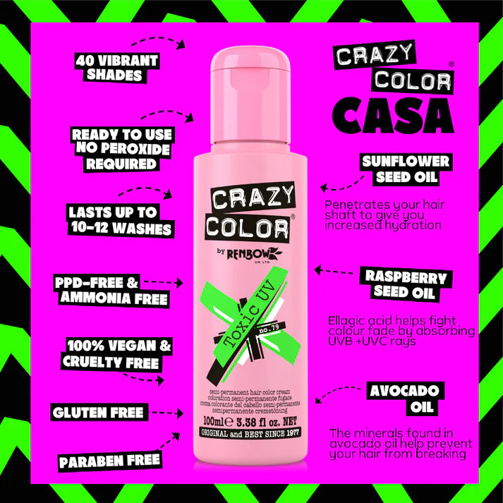TOXIC UV Haartönung Crazy Color