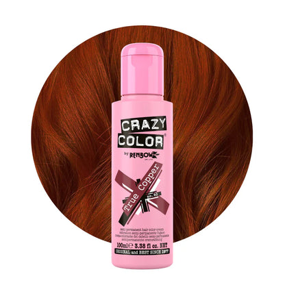 semi-permanente Haartönung True Copper in dem Farbton Kupfer von Crazy Color