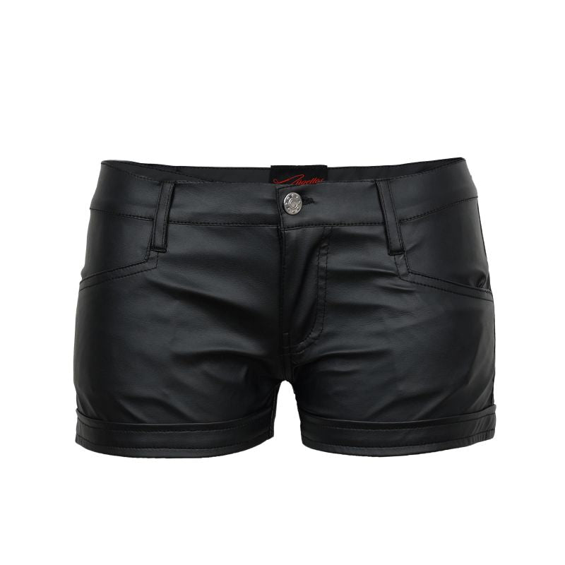 Schwarze Hot Pants Hot Panty Wetlook von Zügellos