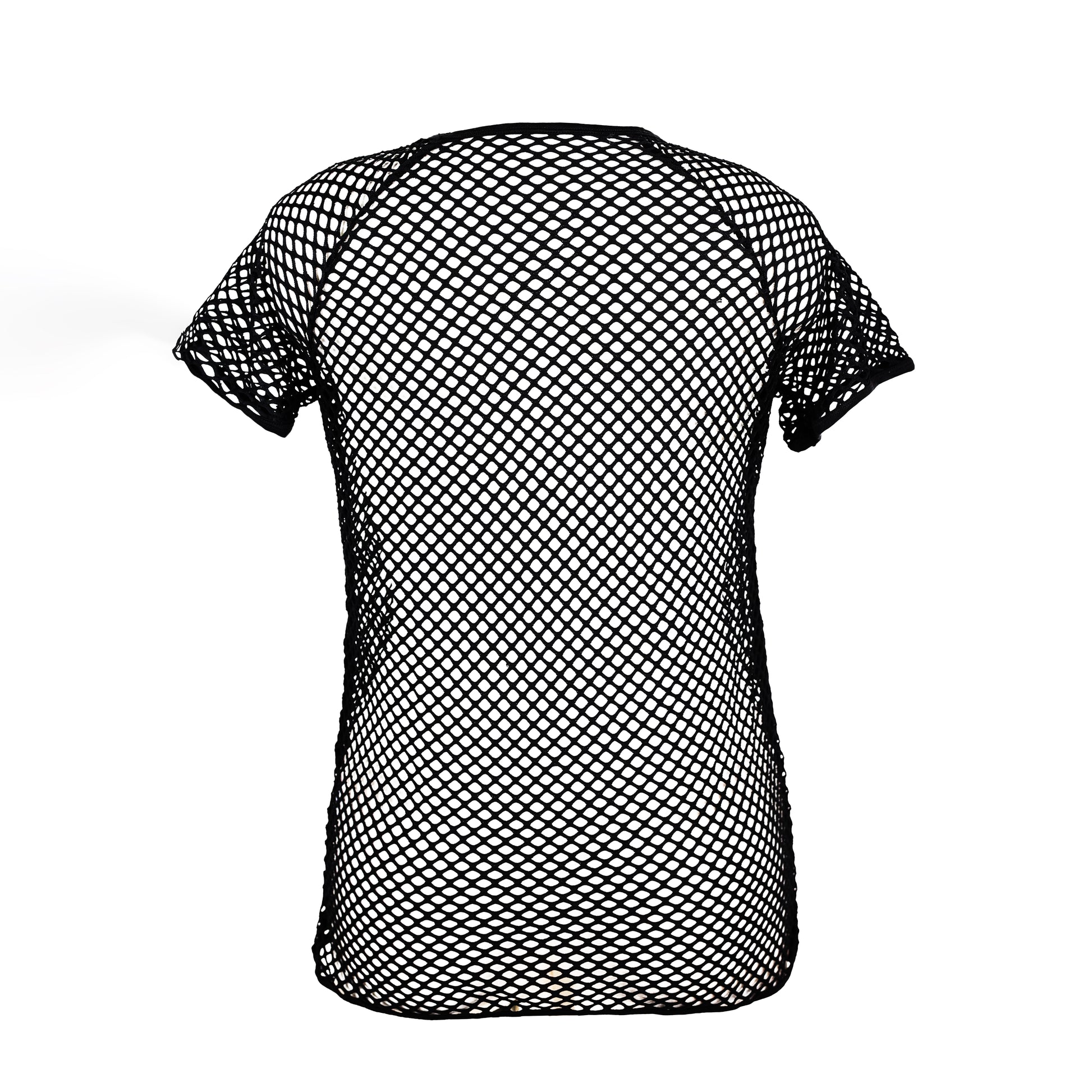Schwarzes Netzoberteil Fishnet T-Shirt von Azzazzinz