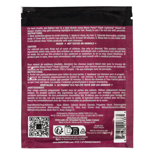 semi-permanente Haartönung VAMPIRE RED in dem Farbton Dunkelrot von Manic Panic