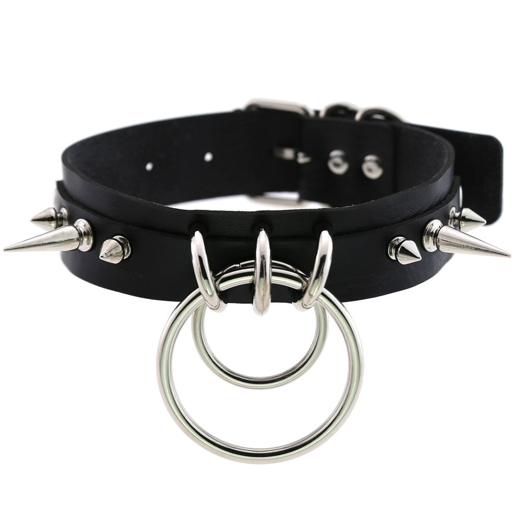 Vegan Choker Ringe & Spikes