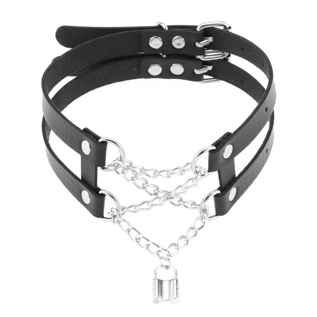 Vegan Choker Chain Lock