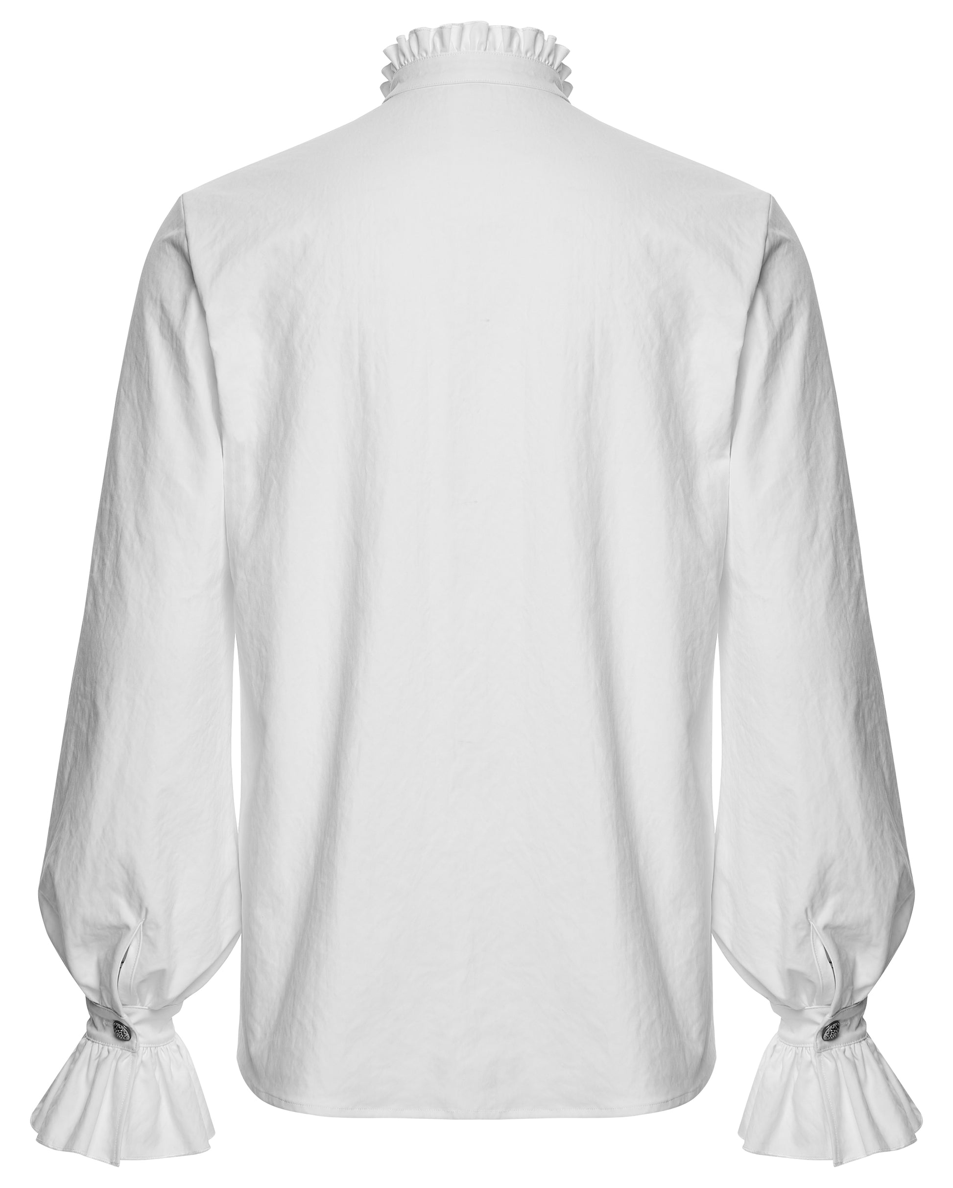 Weißes Hemd Valefor White Shirt mit Spitzenelementen von Punk Rave