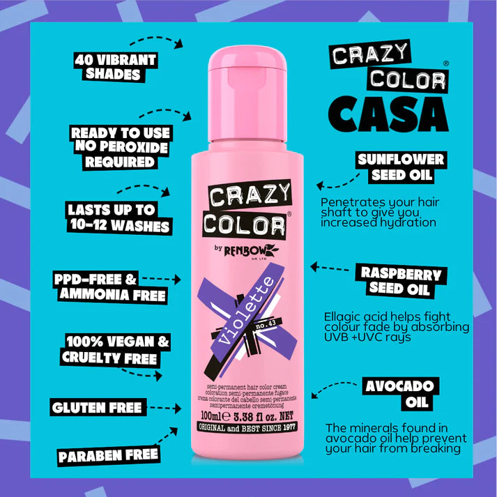 VIOLETTE Haartönung Crazy Color
