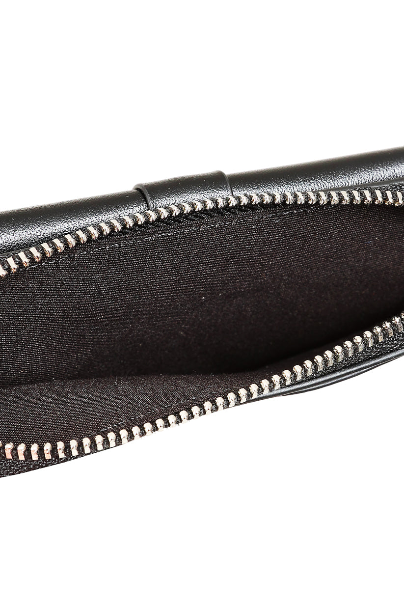 Schwarze Geldbörse Bonegrip Wallet mit Skeletthänden und Zierösen von Banned