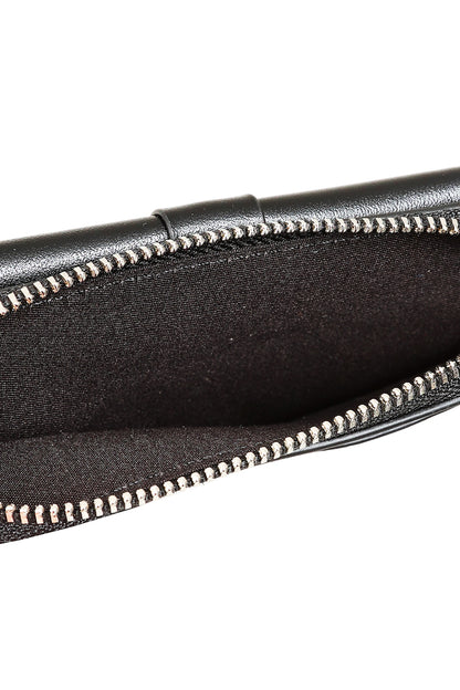 Schwarze Geldbörse Bonegrip Wallet mit Skeletthänden und Zierösen von Banned