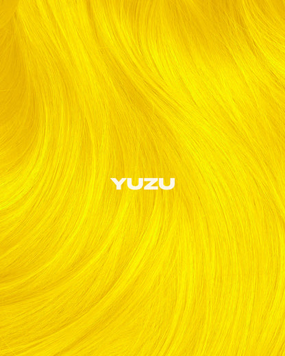 semi-permanente Haartönung Yuzu Yellow in dem Farbton Sonnengelb von Lunar Tides