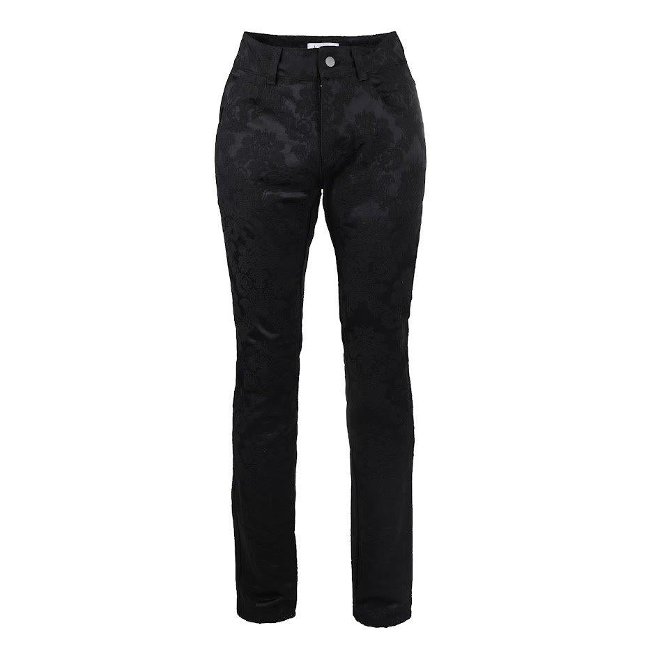 Schwarze Brokathose Jeans Brocade Pants von Black Pistol