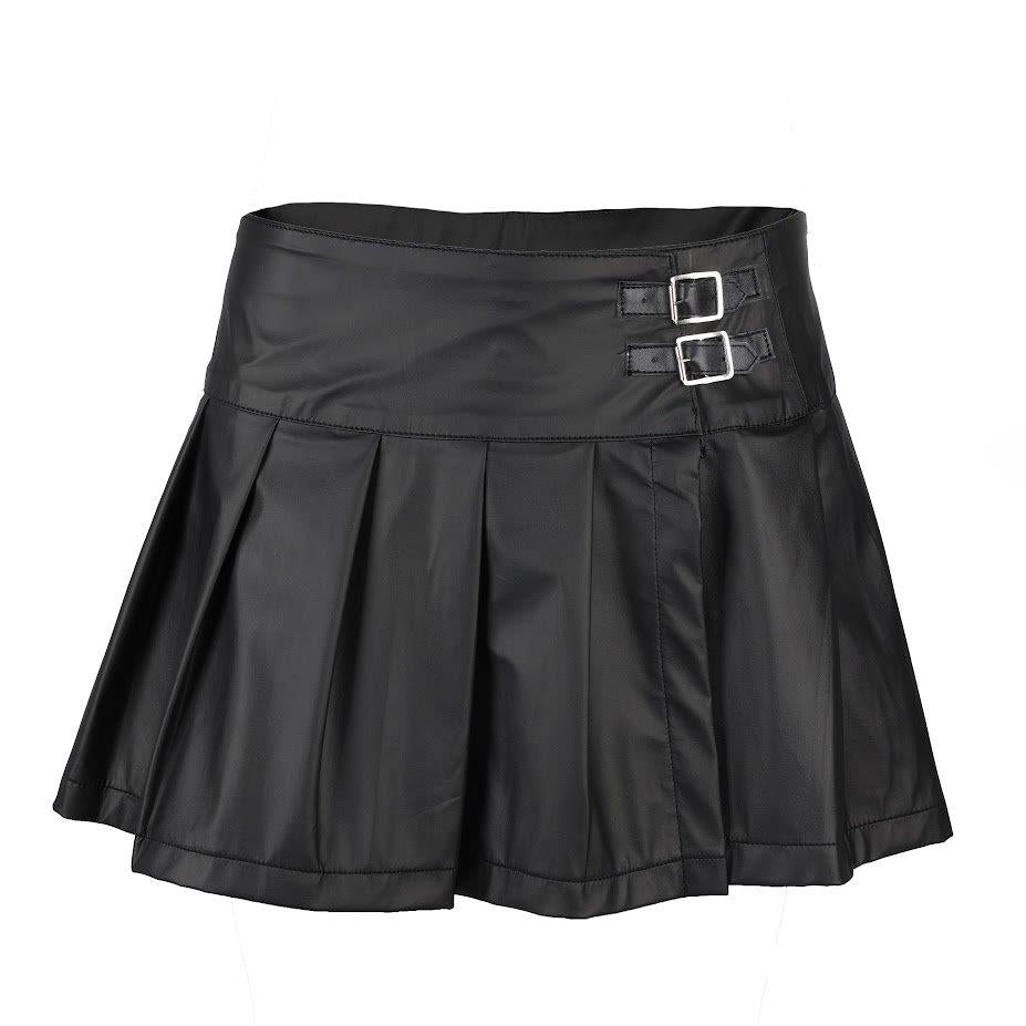 Buckle Mini Skirt Wetlook Azzazzinz Colours Shop