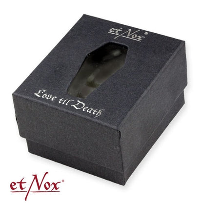 Schmuck-Etui Love 'til Death mit Einlage für zwei Ringe von etNox