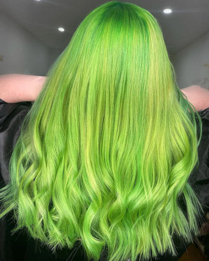 Inspirationsfoto EMERALD GREEN Haartönung Crazy Color