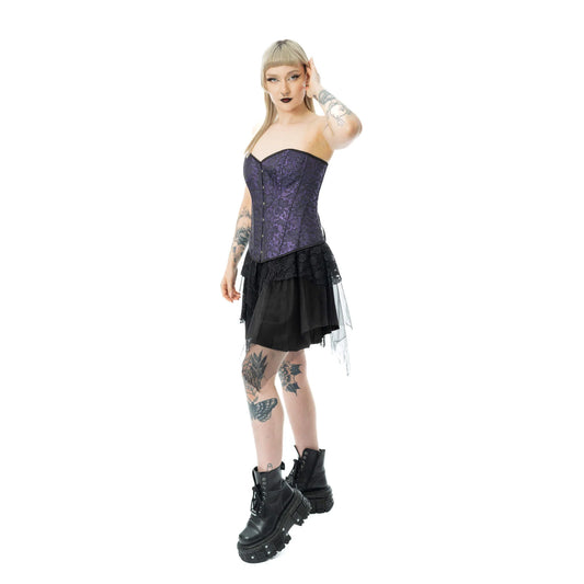 Lilanes Korsett AMETHYST LACE CORSET mit floralem Muster von Vixxsin