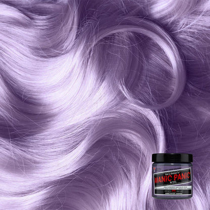 semi-permanente Haartönung AMETHYST ASHES in dem Farbton Pastelllila-Grau von Manic Panic
