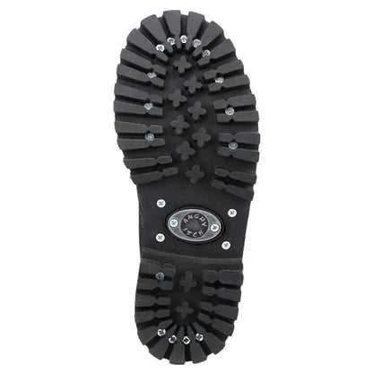 Angry Itch 20 Loch Leder Stiefel Schwarz