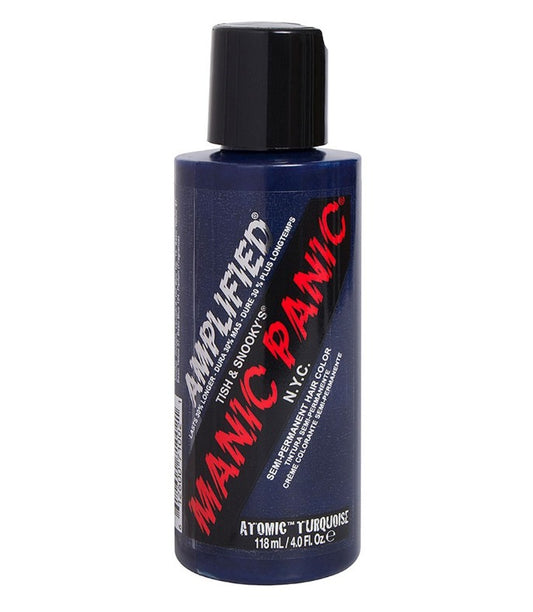 semi-permanente Haartönung Amplified ATOMIC TURQUOISE in dem Farbton Türkis von Manic Panic