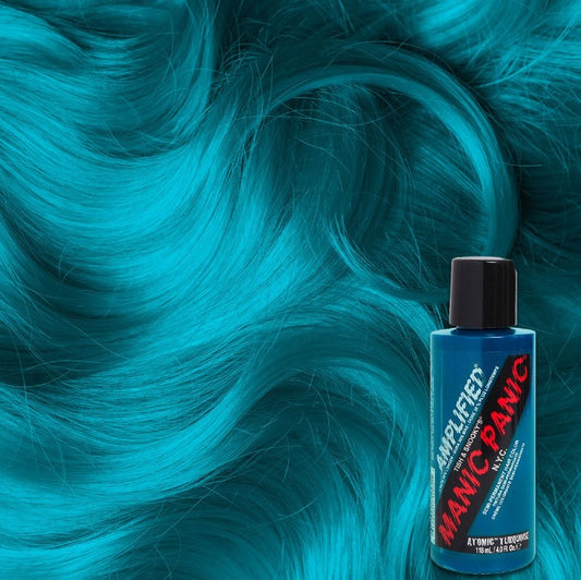 semi-permanente Haartönung Amplified ATOMIC TURQUOISE in dem Farbton Türkis von Manic Panic