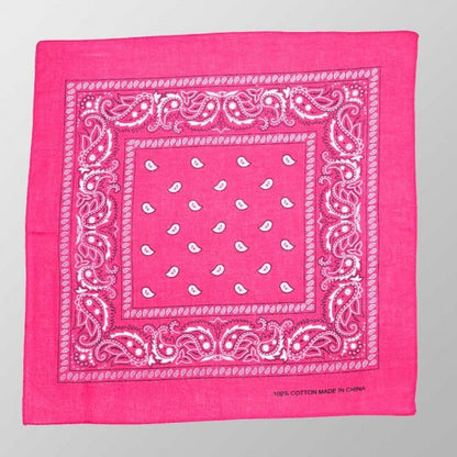 Bandana headscarf pink
