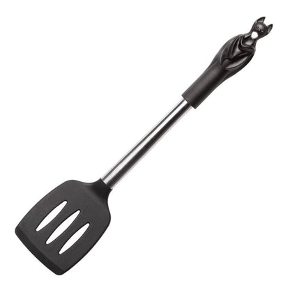 Schwarzer Pfannenwender Black Bat Spatula mit Fledermausgriff von Alchemy