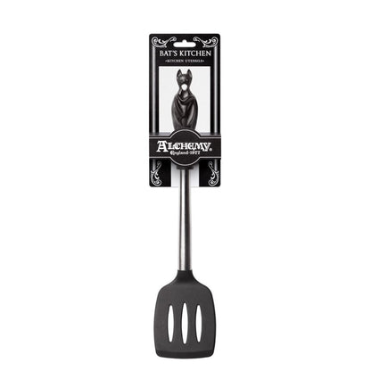 Schwarzer Pfannenwender Black Bat Spatula mit Fledermausgriff von Alchemy