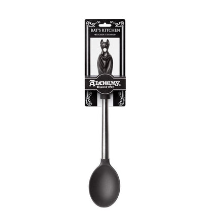Schwarze Löffel Black Bat Spoon mit Fledermausgriff von Alchemy