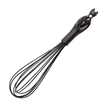 Schwarzer Schneebesen Black Bat Whisk mit Fledermausgriff von Alchemy