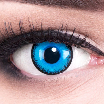 Blaue Kontaktlinse Alper mit schwarzem Rand von  MeralenS