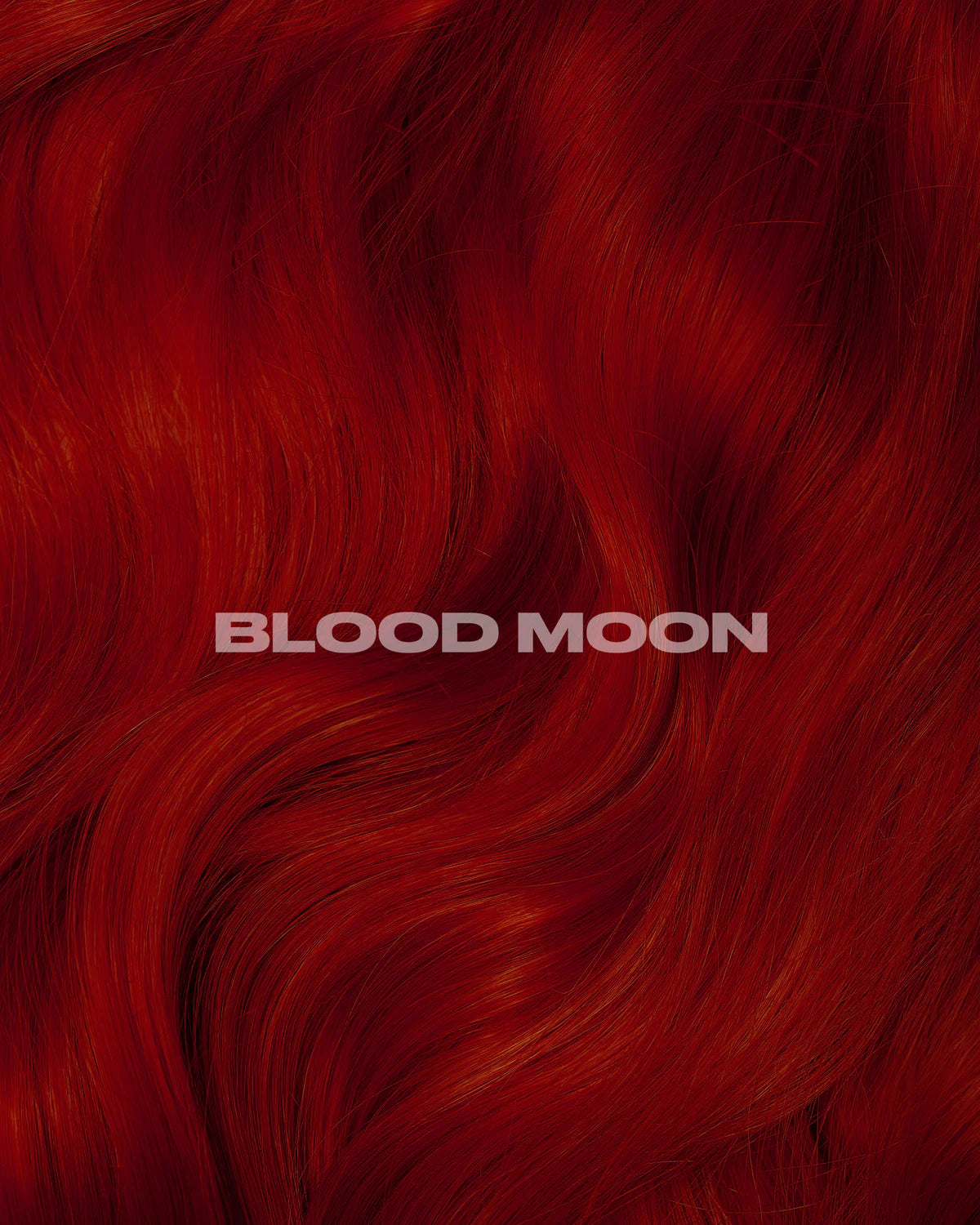semi-permanente Haartönung Blood Moon in dem Farbton kräftiges, dunkles Blutrot von Lunar Tides