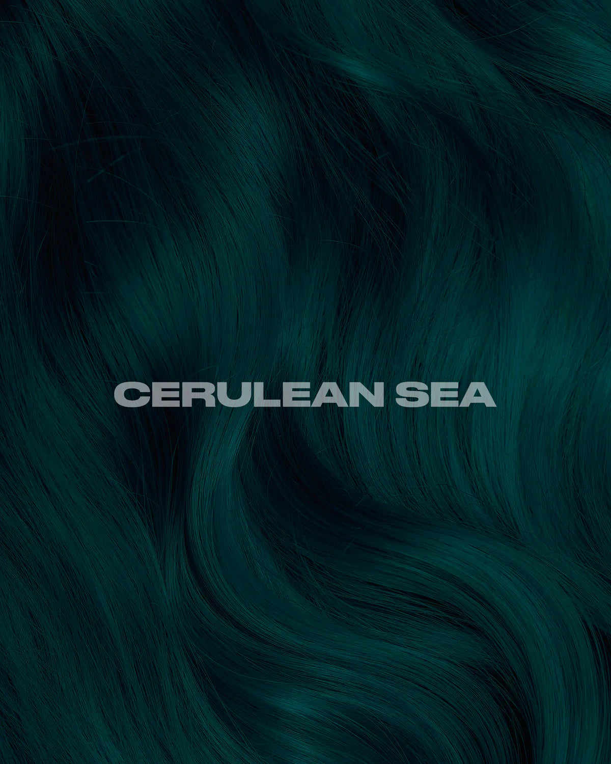 semi-permanente Haartönung Cerulean Sea in dem Farbton Petrolgrün mit blauen Untertönen von Lunar Tides