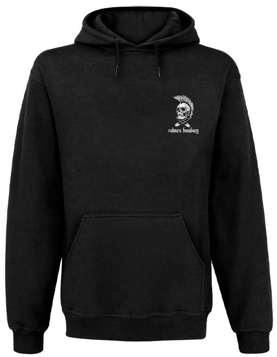 Black hoodie white hood online