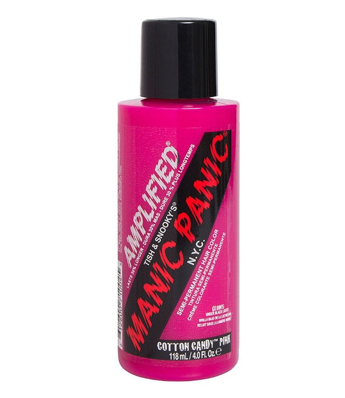 semi-permanente Haartönung Amplified COTTON CANDY PINK in dem Farbton Pastellpink von Manic Panic