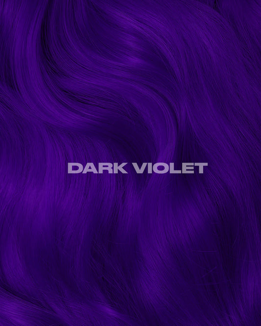 semi-permanente Haartönung Dark Violet in dem Farbton starkes Lila von Lunar Tides