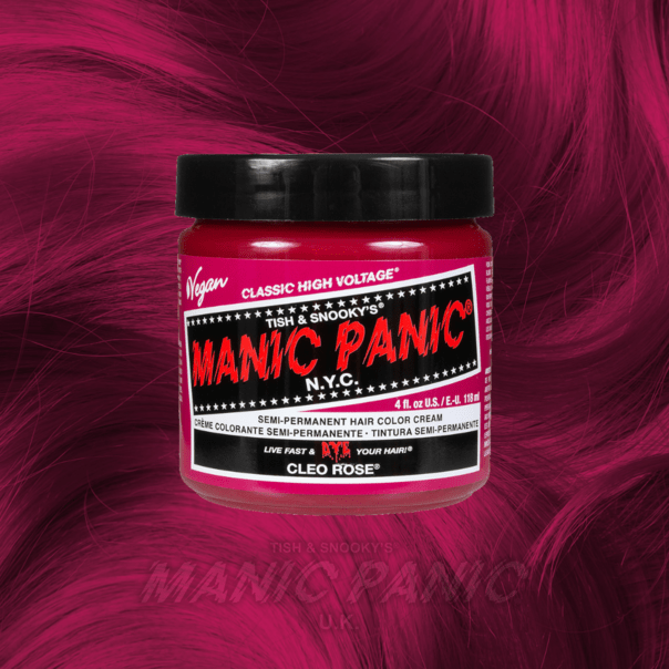 Farbbeispiel CLEO ROSE Haartönung Manic Panic